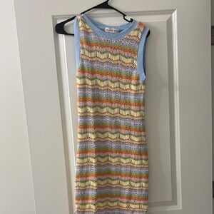 Colorful Striped Maxi Dress